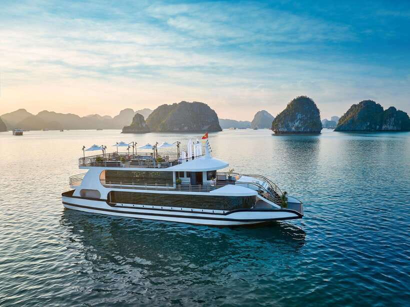 Halong Bay: Luxury Day Cruise with Buffet, Kayak, Swim - The long road from Hanoi to Tuan Chau Harbor