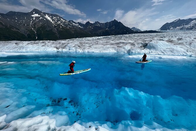 Helicopter and Glacier Paddle Boarding -PRIVATE - Key points at a glance