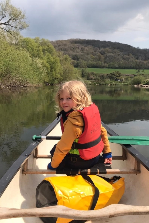 Herefordshire: River Wye Half day unaccompanied canoe trip - The 20-minute briefing at Hoarwithy