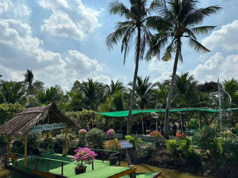 Ho Chi Minh City: 2-Day Bike & Kayak Mekong Delta Tour - Family Tiny Garden and the first bicycle ride