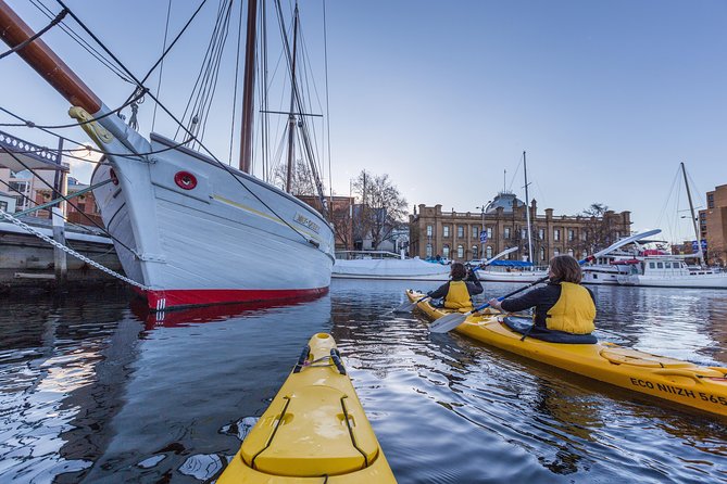 Hobart Kayak Tour - Starting at Sandy Bay and learning the basics