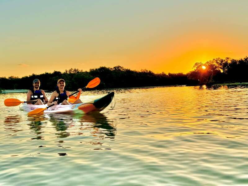 Holbox: Sunrise & Mangrove Kayak Tour - Entering the Kuká River and Yum Balam reserve