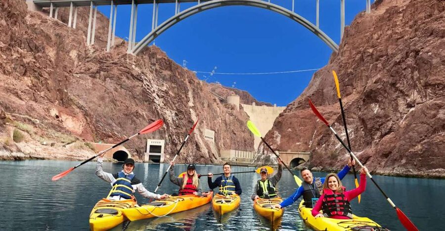 Hoover Dam Kayak Tour & Hike - shuttle from Las Vegas - From Las Vegas Pickup to the River