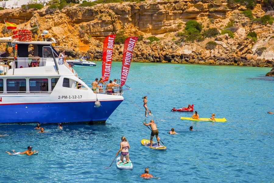 Ibiza: Beach Hopping Cruise w/ Paddleboard, Food, & Drinks - Six hours along Ibiza’s west coast