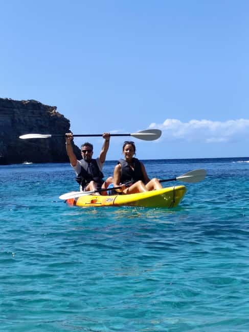Ibiza: Kayak & Snorkel in Sea Caves and Crystal Waters - Sea caves, coves, and the first break