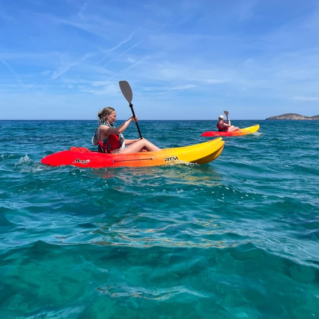 Ibiza: Self-Guided Kayak Tour in Marine Nature Reserve - Why the double kayak works well for two