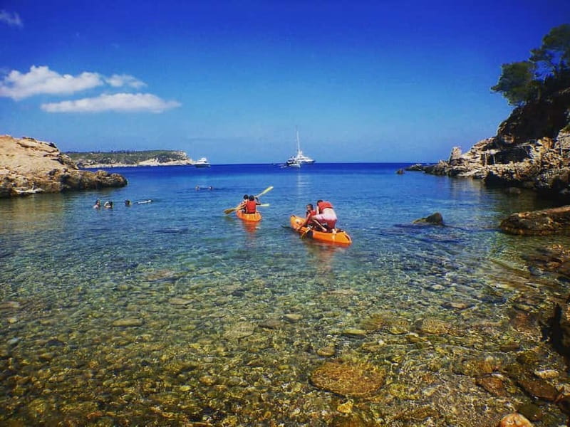 Ibiza: Xarraca Bay Guided Kayaking Tour - Starting at Cala Xarraca with a proper lesson