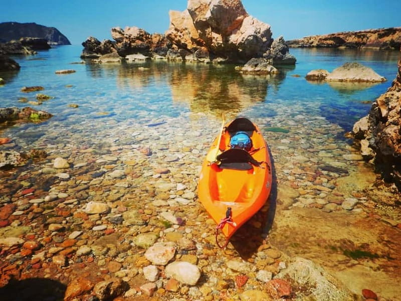 Ibiza: Xarraca Bay Guided Kayaking Tour - What the $74 price really covers