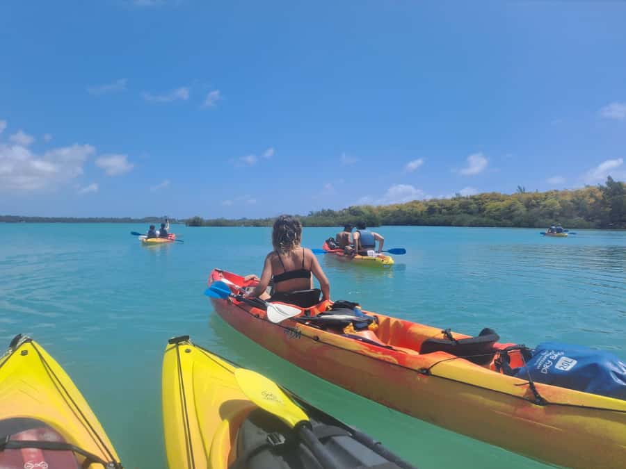Ile d Ambre Kayaking - Getting to the Mangrove Channels