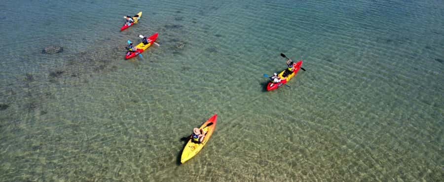 Ile d Ambre Kayaking - The Swim and Snorkel Stop