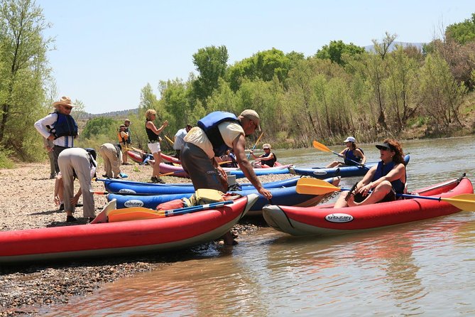 Inflatable Kayak Adventure from Camp Verde - Paddling an inflatable kayak