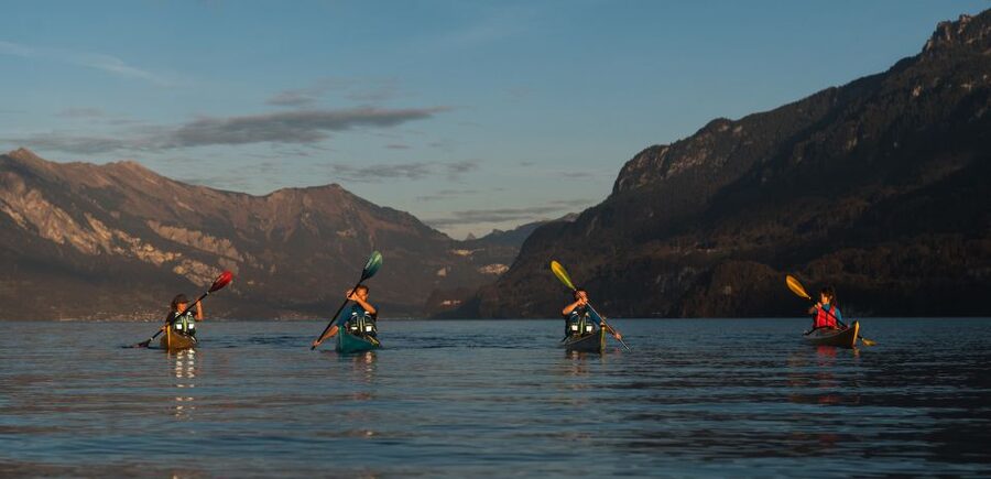 Interlaken: Kayak Tour of the Turquoise Lake Brienz - Two hours on the water, with room to learn