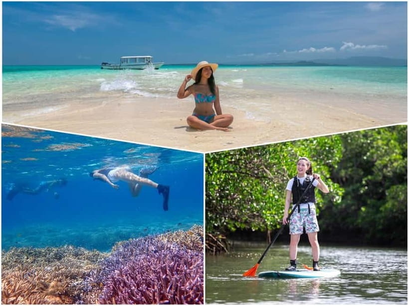 Ishigaki: Mangrove SUP or Canoe & Phantom Island Snorkeling - Speedboat ride and the shifting Phantom Island
