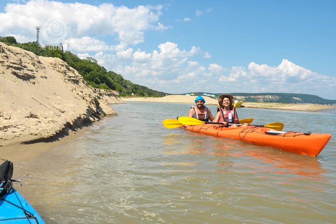 Kamchia river kayaking day tour - Paddling through calm, dark water