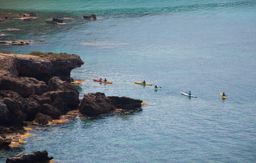 Kardamyli: Sea Kayaking With Lunch - Swimming, snorkeling, and the beach picnic