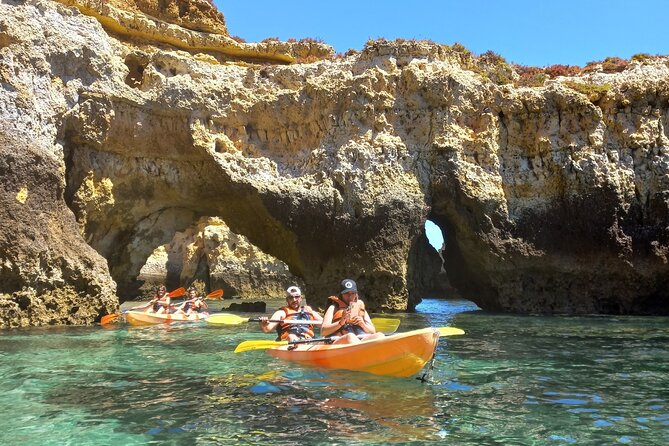 Kayak Adventure through the Ponta da Piedade Caves in Lagos - Paddling through Ponta da Piedade