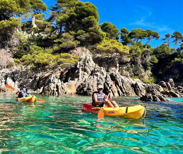 Kayak and Snorkel in Playa de Aro, Costa Brava - The secret stop and 30 minutes in the water