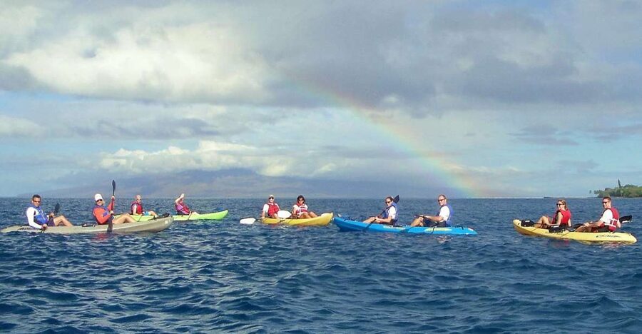 Kayak and Snorkel West Maui at Olowalu - Kayaking along West Maui’s coast
