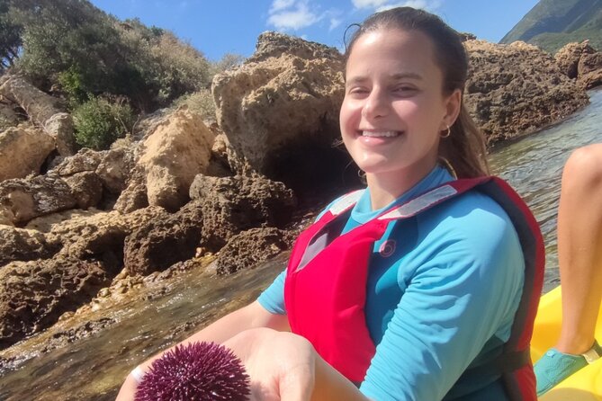Kayak and Snorkeling Adventure in Lisbon - Snorkeling near the rocky islets