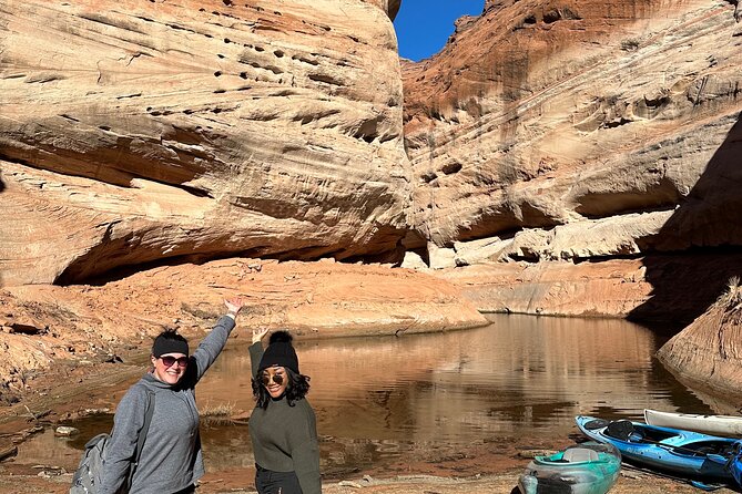 Kayak Antelope Canyon and hike, at Lake Powell - The paddle back is the real test