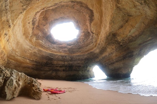 Kayak Benagil Cave with 1st kayak tour company - Three smaller stops along the coast