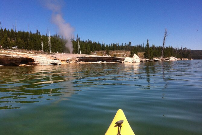 Kayak Day Paddle on Yellowstone Lake - The return paddle and the wind factor