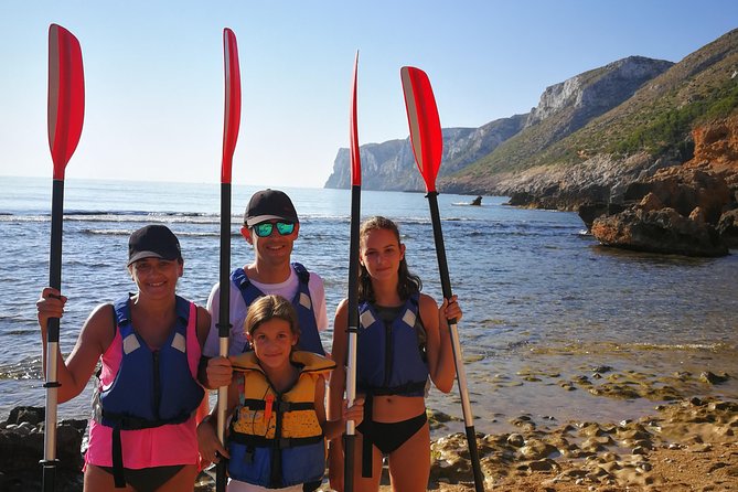 Kayak Dénia "Cova Tallada" + Snorkeling + Speleology - The snack and return paddle