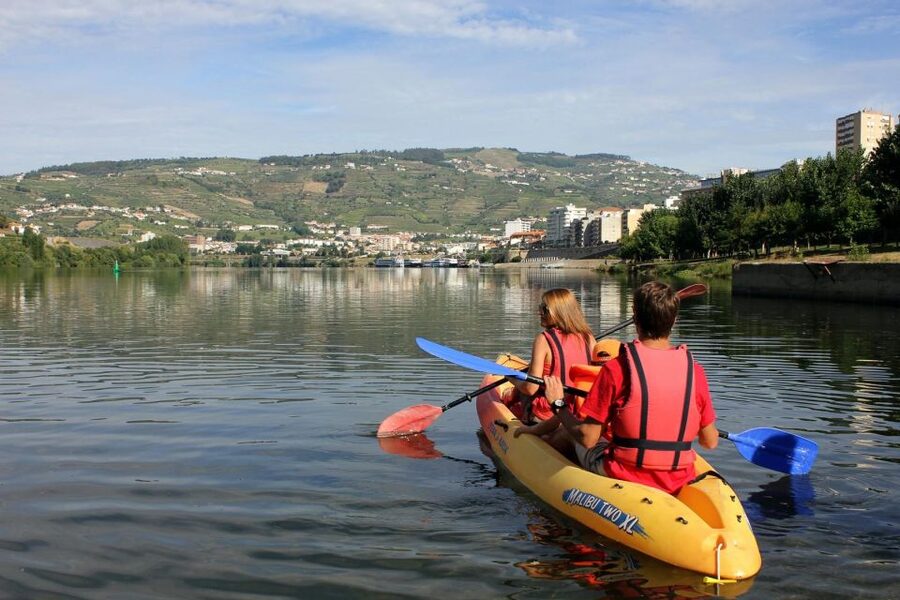 Kayak - Douro Valley - Reaching the Corgo River mouth