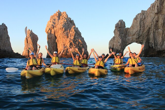 Kayak Expedition to the Arch of Cabo San Lucas, Lovers Beach & Snorkel - Group size, guides, and safety