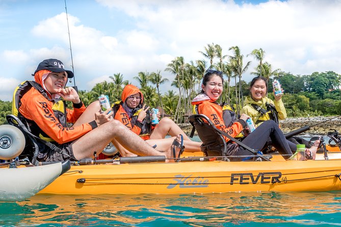 Kayak Fishing in Singapore, Sentosa, East Coast: Day, Sunset & Night Adventures - What the $120.41 price covers
