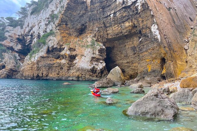 Kayak Paradise: Cala Portixol Snorkel, Cave & Cliff Jumping Tour - Who should book this kayak trip?