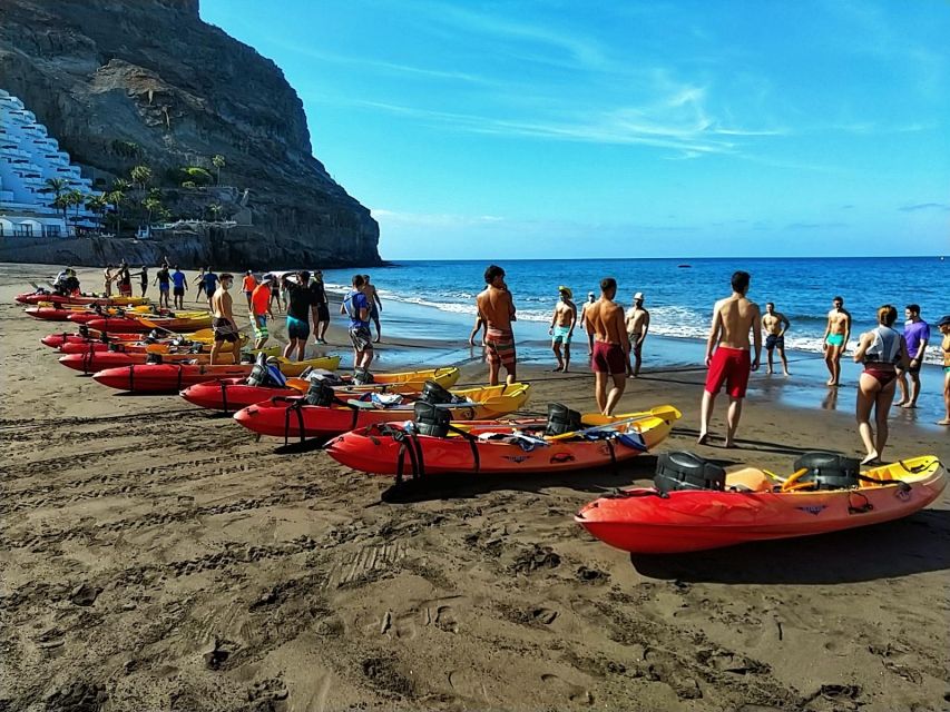 Kayak por las cuevas y acantilados de Mogan - Tiritaña Beach and the half-day break