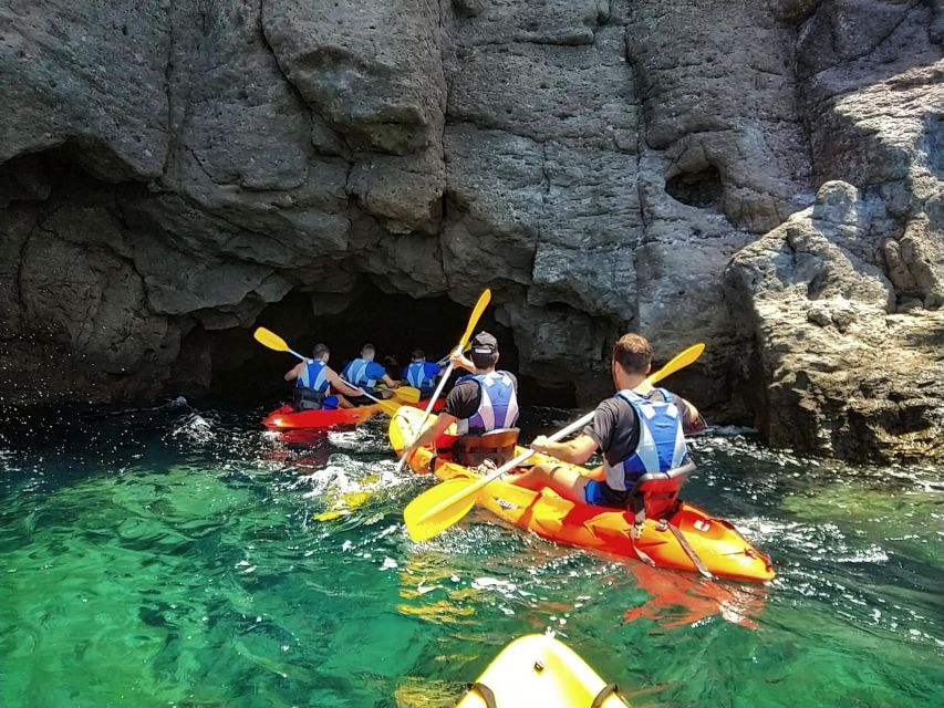 Kayak por las cuevas y acantilados de Mogan - What the sea conditions change