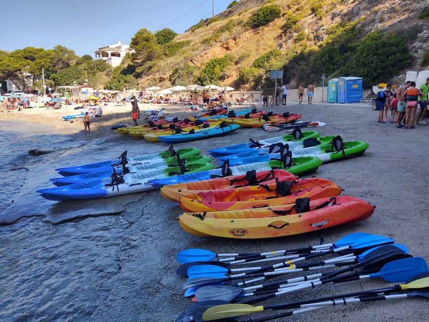 kayak route in granadella javea cave llop marí,cala en caló - Why this Jávea paddle works so well