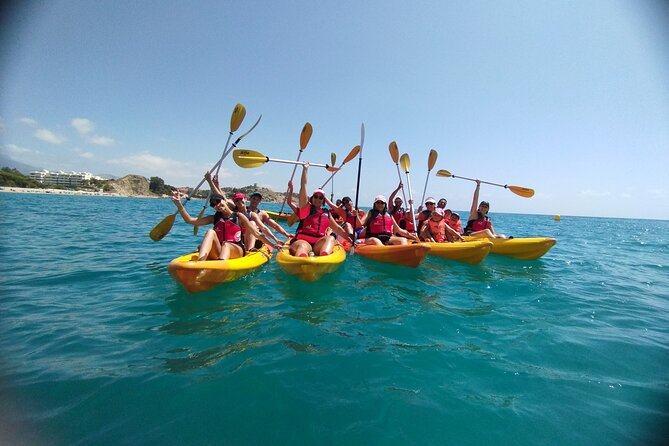 Kayak routes through the Coves of Villajoyosa - Who will enjoy this most?