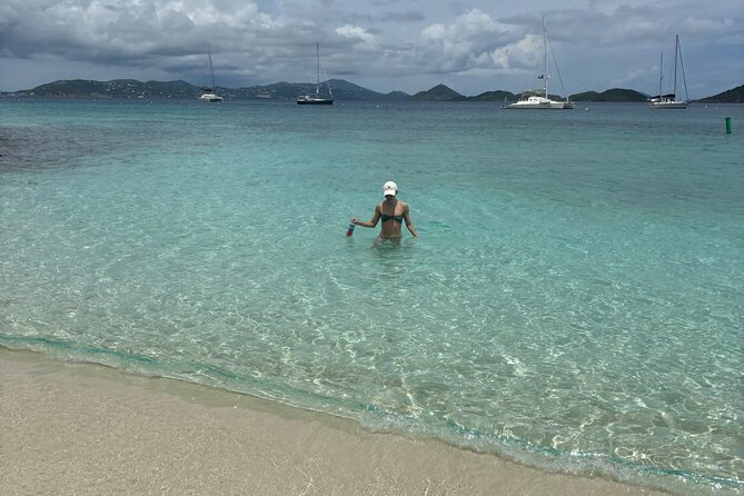 Kayak & Snorkel with Sea Turtles, National Park, St. John - Snorkeling over seagrass and coral