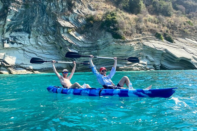 Kayak Sup Tours Lukova Caves - Kroreza - Returning along Lukova’s white-rock shore