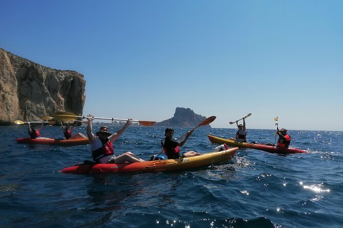Kayak through Morro de Toix and Cueva dels Coloms - What the included equipment means for you