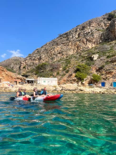 Kayak tour from Moraira - Swimming and snorkeling at Pessebret