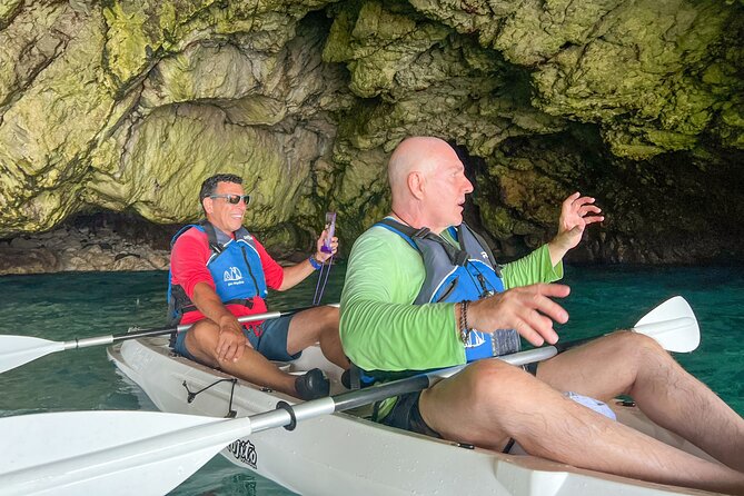 Kayak tour in Capri between caves and beaches. Photos included. - The guides make the difference