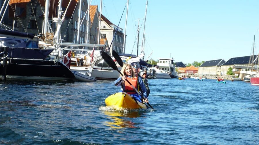 Kayak Tour in Copenhagen Harbor - June, July and August - The Royal Library, Blox, and the return route