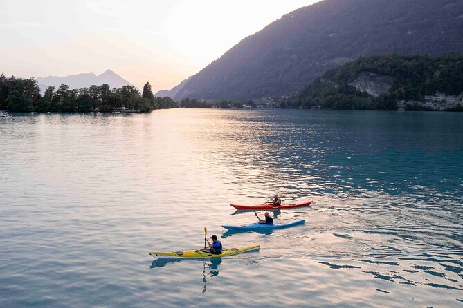 Kayak Tour of the Turquoise Lake Brienz - Included equipment and the photo package