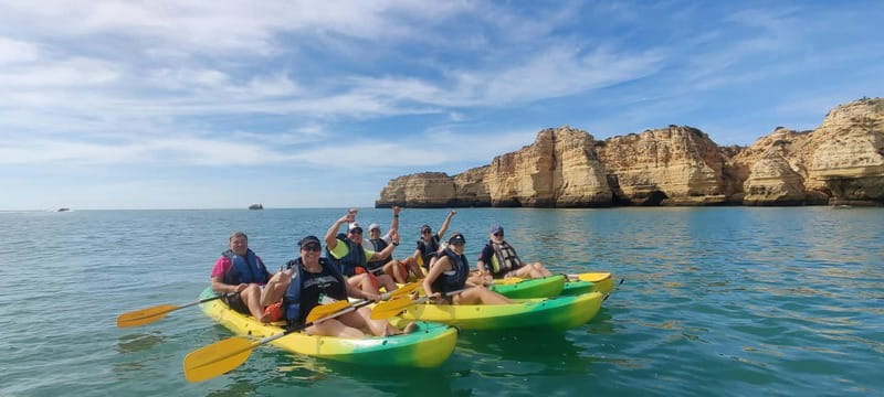 Kayak Tour Unexplored Caves + Benagil Cave - Small groups, local stories, and safety
