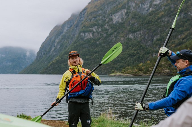 Kayak Tour with Waterfall Views in Geiranger - Guides who keep the trip calm and together