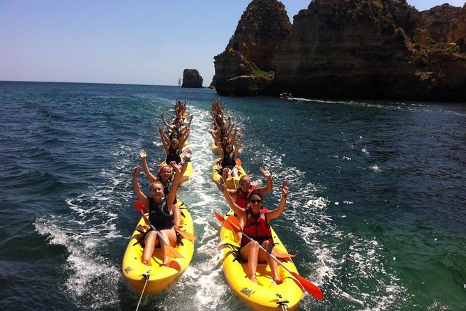 Kayak Trip in Lagos - The paddle into the Algarve grottoes