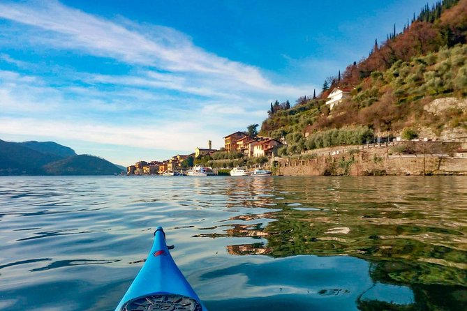Kayak Trip to Monte Isola, on Iseo lake - San Paolo Island and the first open-water views