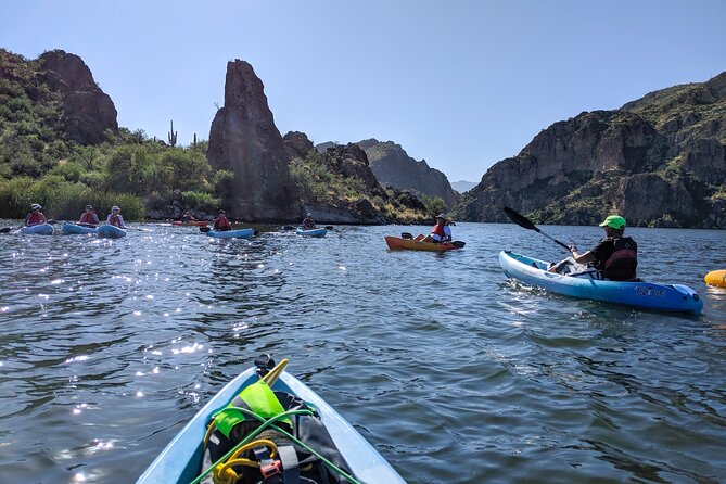 Kayaking 2 Hr Canyon & Cliffside on Saguaro Lake - The ride from the ranch to the lake