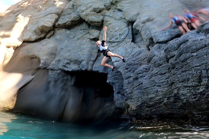 Kayaking Adventure Route with Snorkeling in Mogan Caves - Paddling out from Taurito toward Mogan’s cliffs