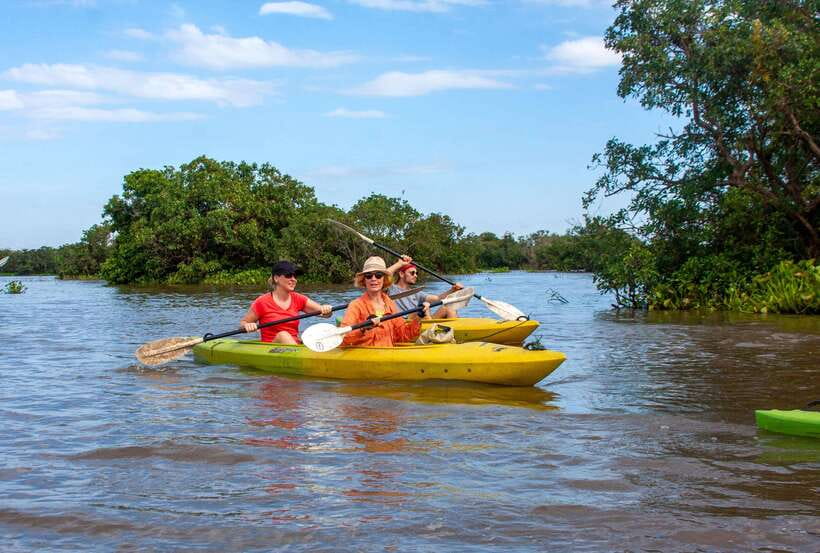 Kayaking & Floating Village in Siem Reap - The road from Siem Reap to the water