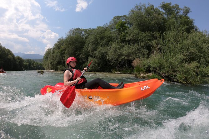 Kayaking in Bled - Learning the basics before the first rapid